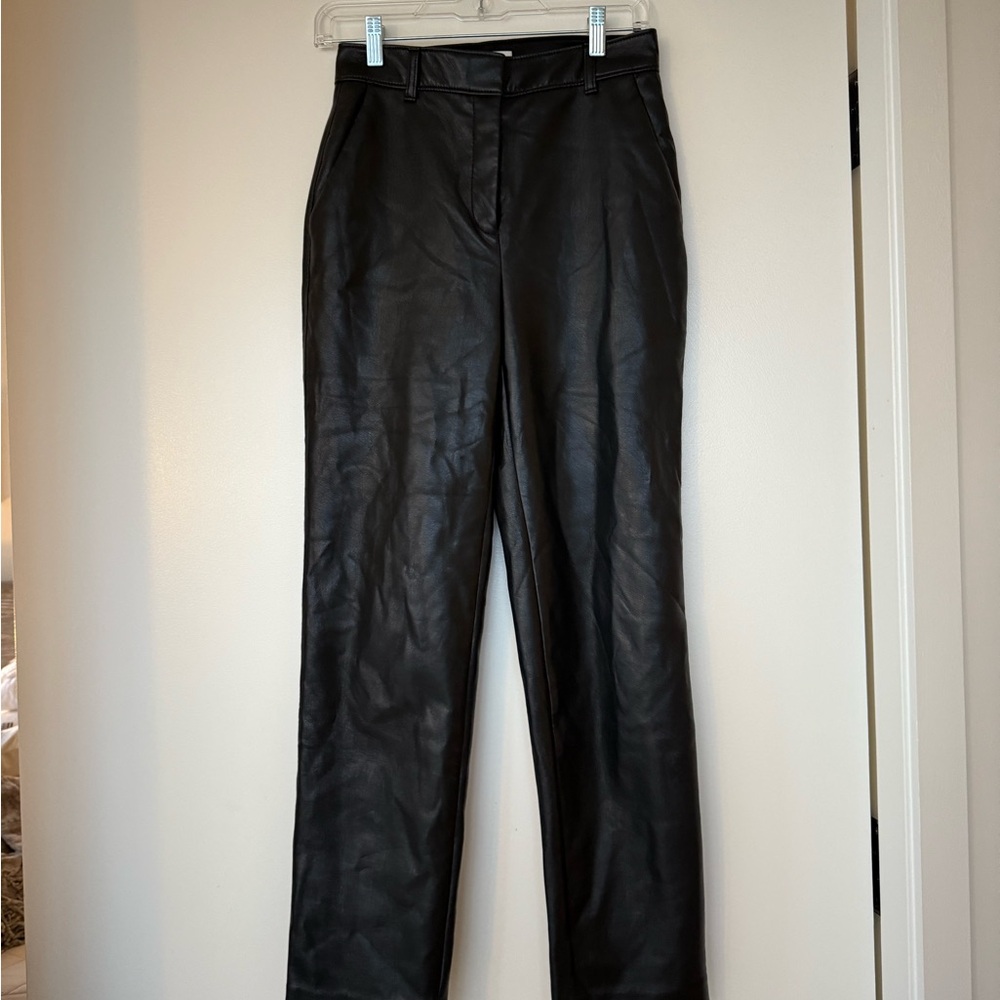 Babaton Leather Trousers